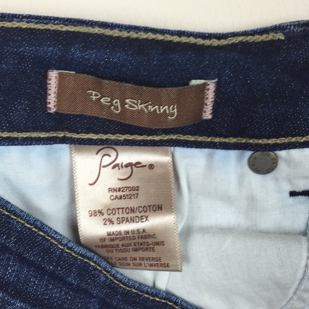 Paige Denim Co. - Peg Skinny Jeans - Picture 4 of 7